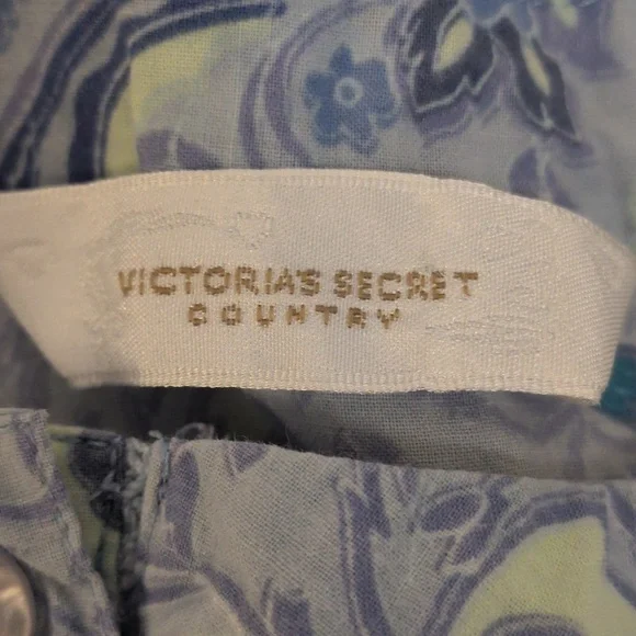 Vintage Victoria's Secret Country Floral Pajama Set - Picture 6 of 12